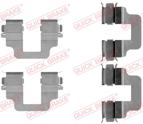 Lisakomplekt, ketaspiduriklotsid QUICK BRAKE 109-1712