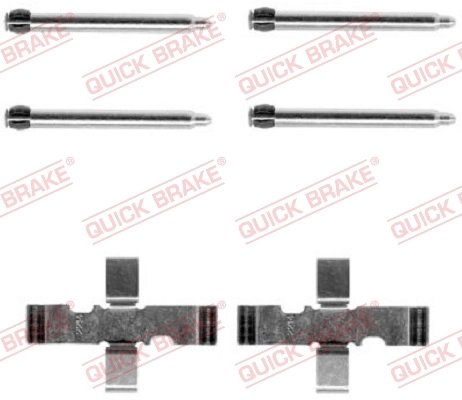 Lisakomplekt, ketaspiduriklotsid QUICK BRAKE 109-1101