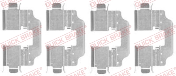 Lisakomplekt, ketaspiduriklotsid QUICK BRAKE 109-1773
