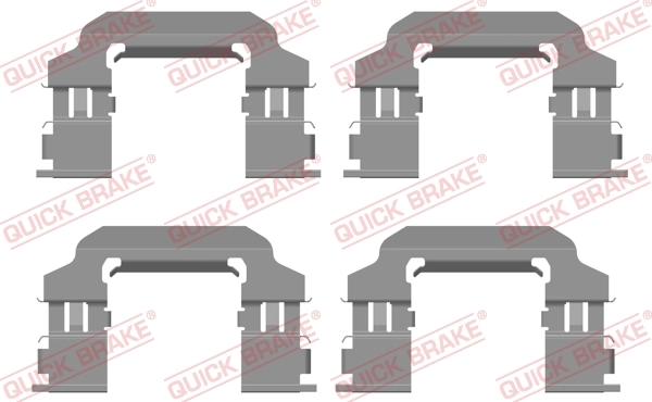 Lisakomplekt, ketaspiduriklotsid QUICK BRAKE 109-0138