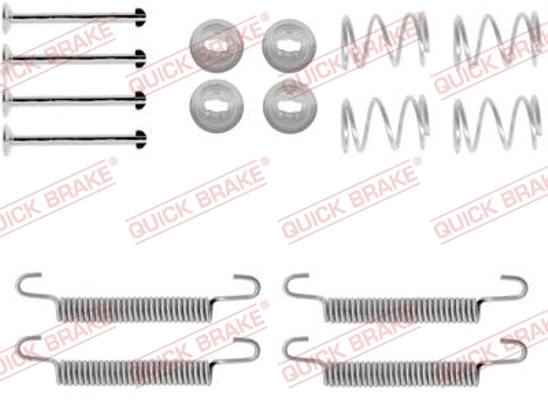 Lisakomplekt, seisupiduriklotsid QUICK BRAKE 105-0791