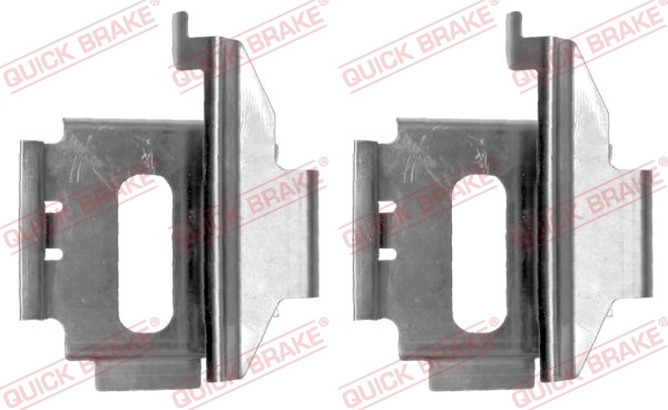 Lisakomplekt, ketaspiduriklotsid QUICK BRAKE 109-1282