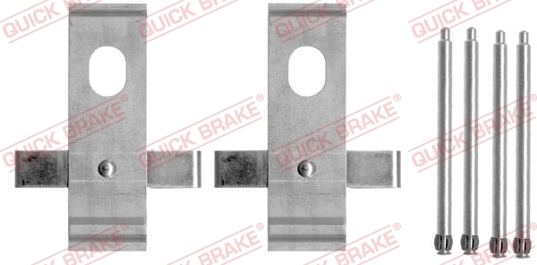 Lisakomplekt, ketaspiduriklotsid QUICK BRAKE 109-1634