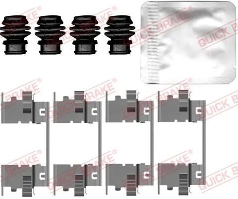 Lisakomplekt, ketaspiduriklotsid QUICK BRAKE 109-0148