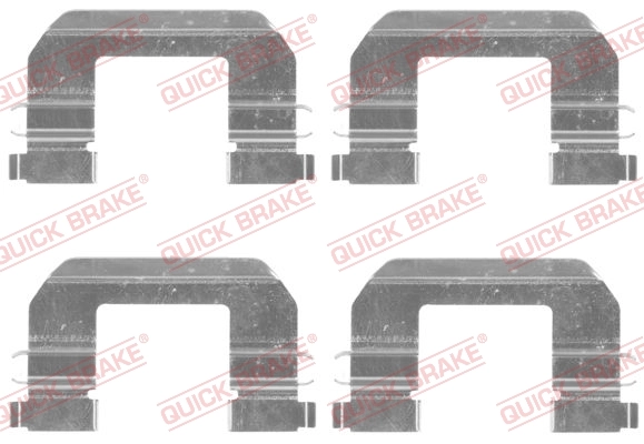 Lisakomplekt, ketaspiduriklotsid QUICK BRAKE 109-1825