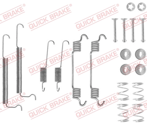 Lisakomplekt, Piduriklotsid QUICK BRAKE 105-0709