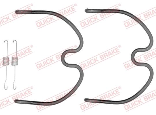 Lisakomplekt, Piduriklotsid QUICK BRAKE 105-0872