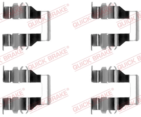Lisakomplekt, ketaspiduriklotsid QUICK BRAKE 109-1199