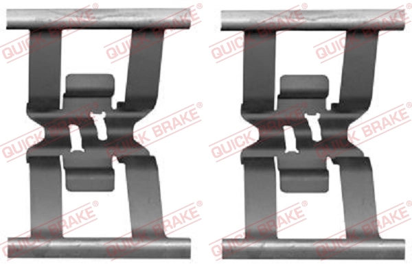 Lisakomplekt, ketaspiduriklotsid QUICK BRAKE 109-1898