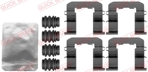 Lisakomplekt, ketaspiduriklotsid QUICK BRAKE 109-1893
