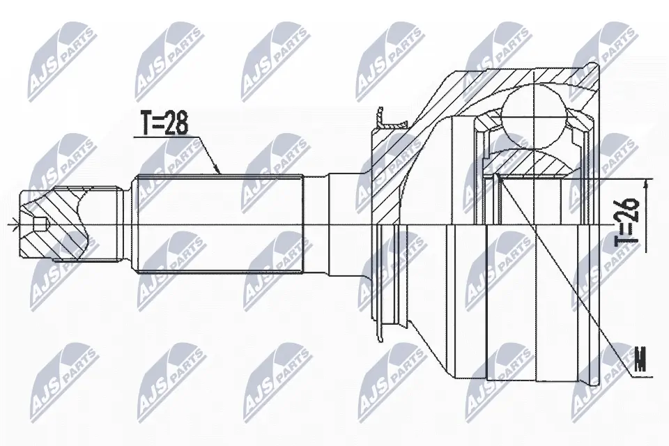 Liigendlaager, veovõll NTY NPZ-KA-366