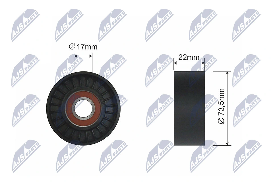 Seade-/juhtrull, kiilrihm NTY RNK-AU-053