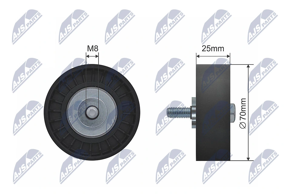 Seade-/juhtrull, kiilrihm NTY RNK-FR-047
