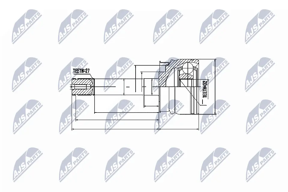Liigendlaager, veovõll NTY NPZ-NS-051