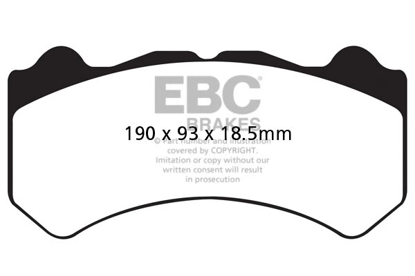 Raceing-piduriklotsi komplekt EBC Brakes DP81983RP1