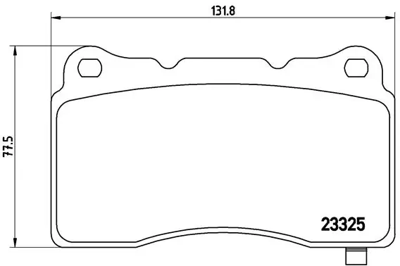 Piduriklotsi komplekt, ketaspidur BREMBO P 59 079