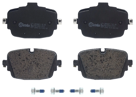 Piduriklotsi komplekt, ketaspidur BREMBO P 85 180