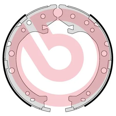 Piduriklotside komplekt, seisupidur BREMBO S 28 519