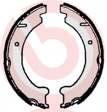 Piduriklotside komplekt, seisupidur BREMBO S 86 509