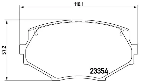Piduriklotsi komplekt, ketaspidur BREMBO P 49 020
