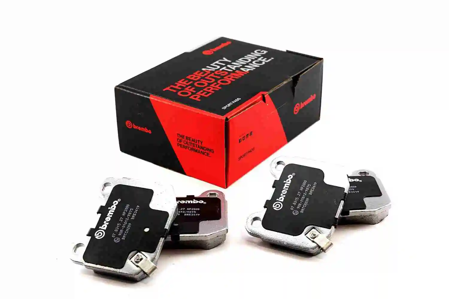 Raceing-piduriklotsi komplekt BREMBO 07.B315.27