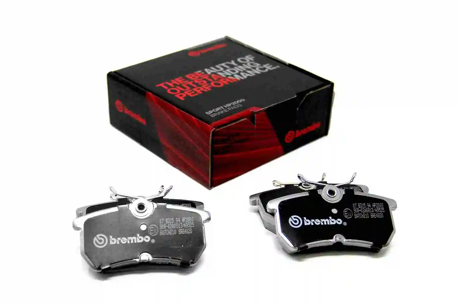 Raceing-piduriklotsi komplekt BREMBO 07.B315.94