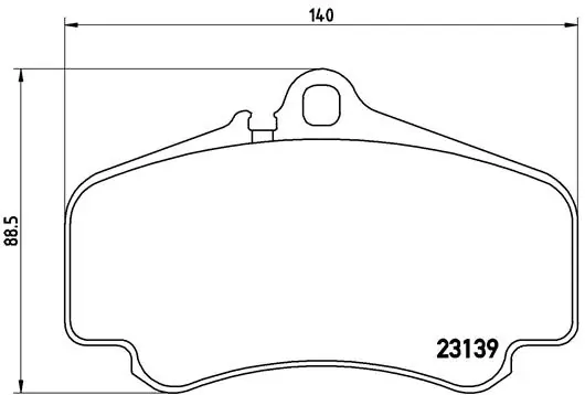 Piduriklotsi komplekt, ketaspidur BREMBO P 65 011