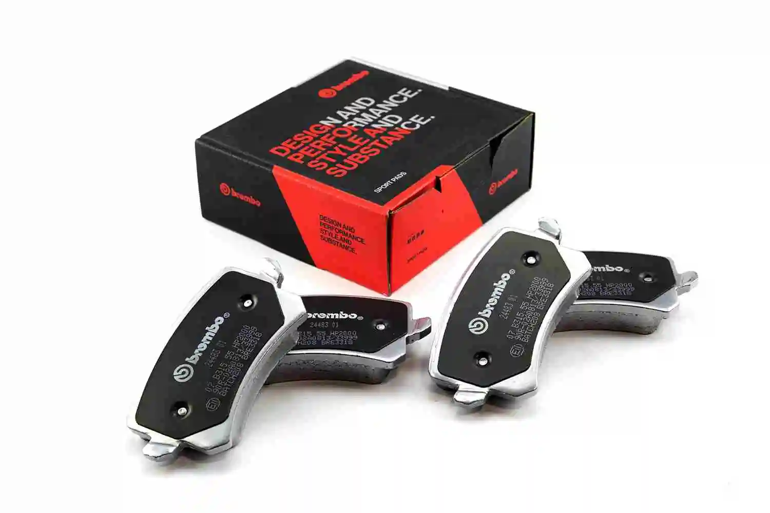 Raceing-piduriklotsi komplekt BREMBO 07.B315.55