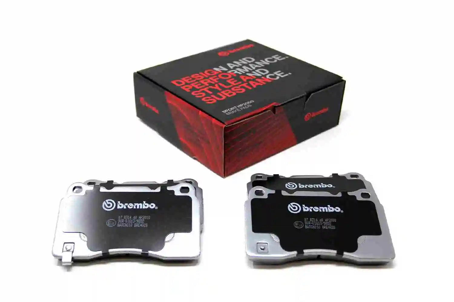 Raceing-piduriklotsi komplekt BREMBO 07.B314.48