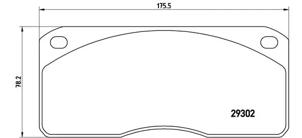 Piduriklotsi komplekt, ketaspidur BREMBO P A6 011