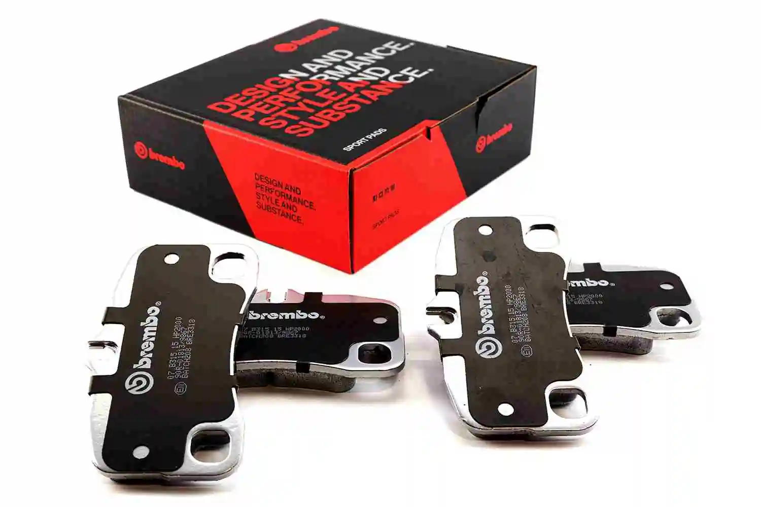 Raceing-piduriklotsi komplekt BREMBO 07.B315.15
