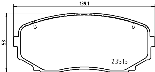 Piduriklotsi komplekt, ketaspidur BREMBO P 54 060