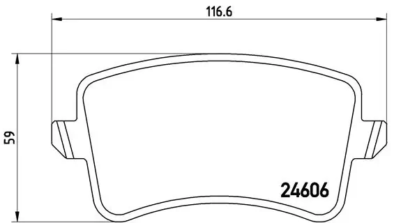 Piduriklotsi komplekt, ketaspidur BREMBO P 85 100