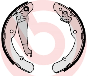 Piduriklotside komplekt BREMBO S 85 516