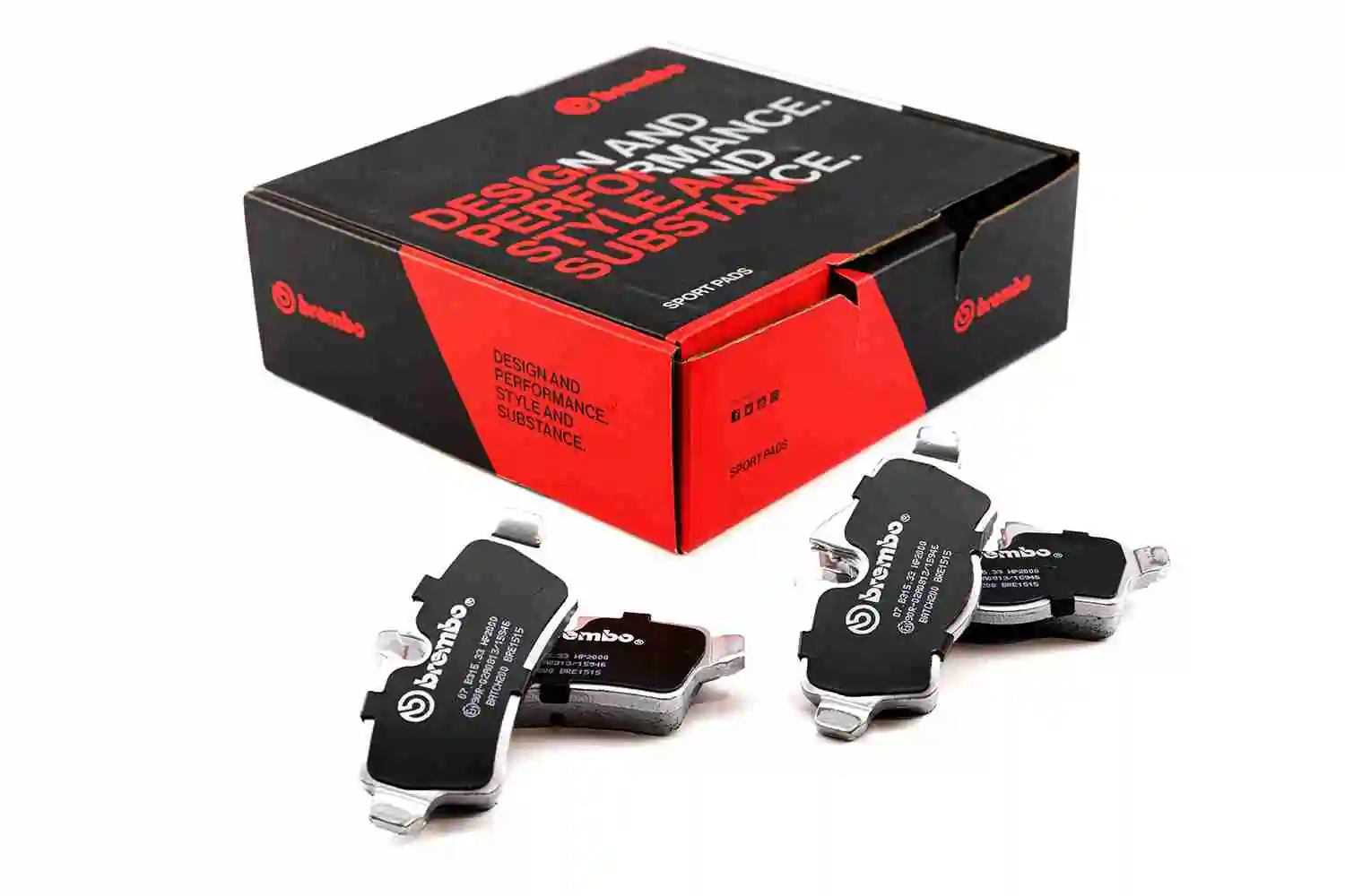 Raceing-piduriklotsi komplekt BREMBO 07.B315.33