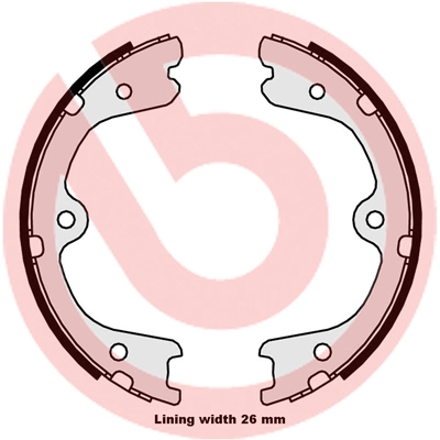 Piduriklotside komplekt, seisupidur BREMBO S 56 546