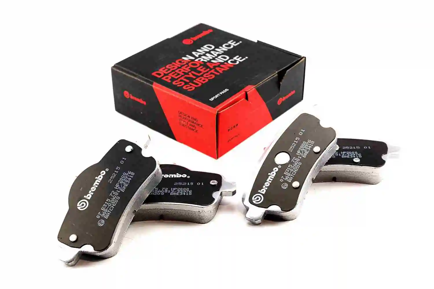 Raceing-piduriklotsi komplekt BREMBO 07.B315.72