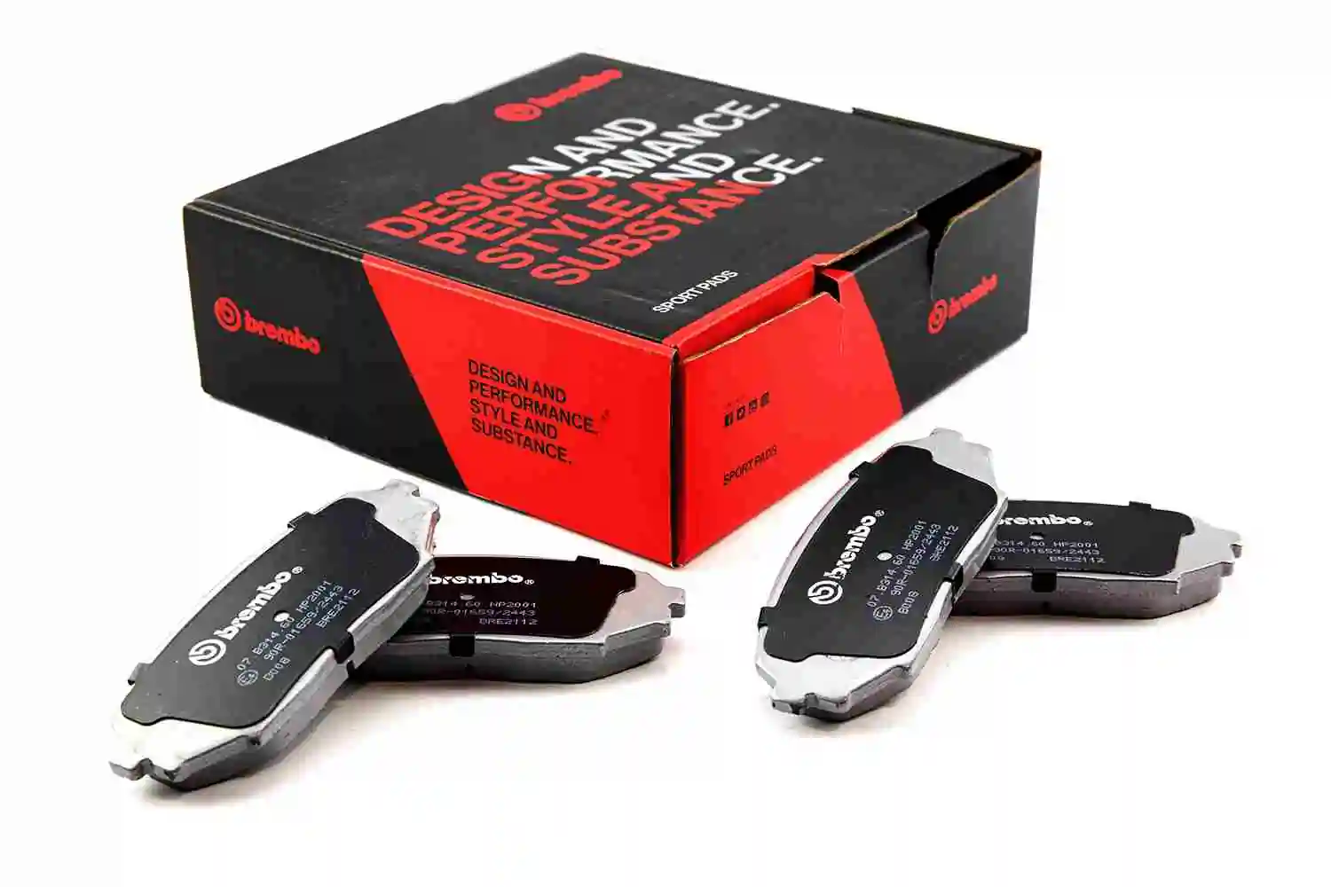 Raceing-piduriklotsi komplekt BREMBO 07.B314.60