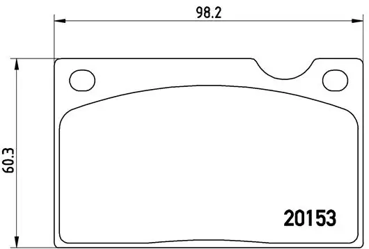 Piduriklotsi komplekt, ketaspidur BREMBO P 86 003