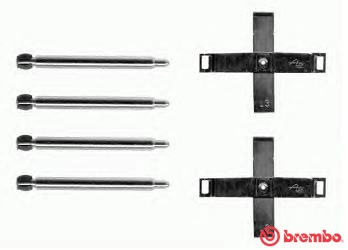 Lisakomplekt, ketaspiduriklotsid BREMBO A 02 296