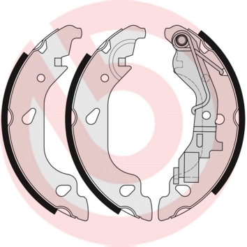Piduriklotside komplekt BREMBO S 23 521