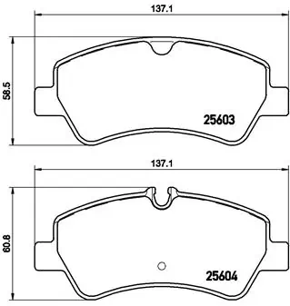 Piduriklotsi komplekt, ketaspidur BREMBO P 24 160