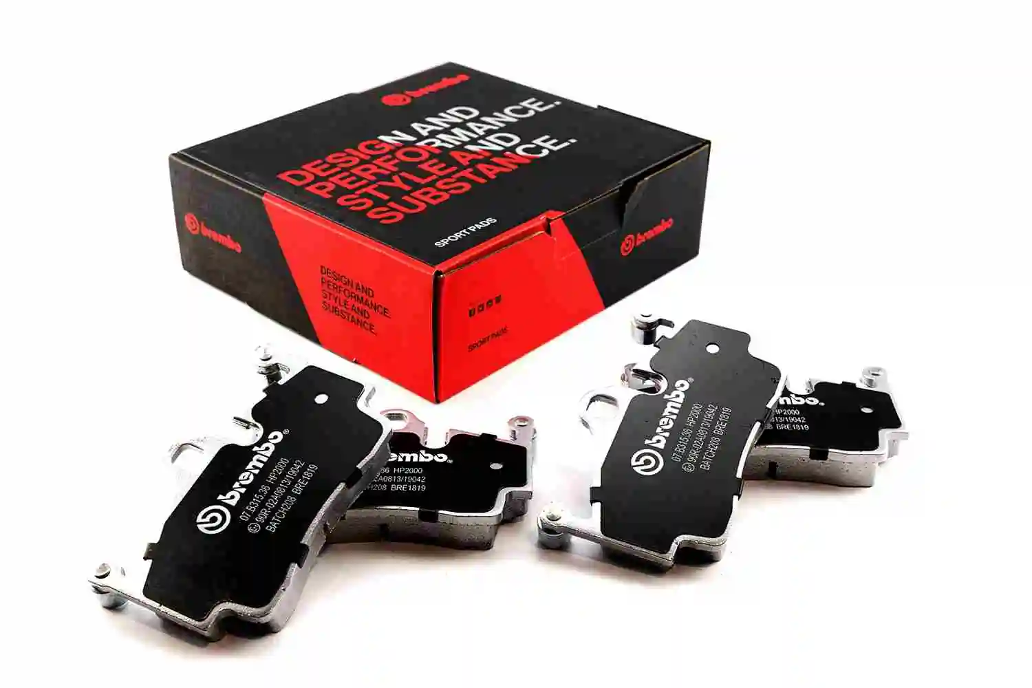 Raceing-piduriklotsi komplekt BREMBO 07.B315.36