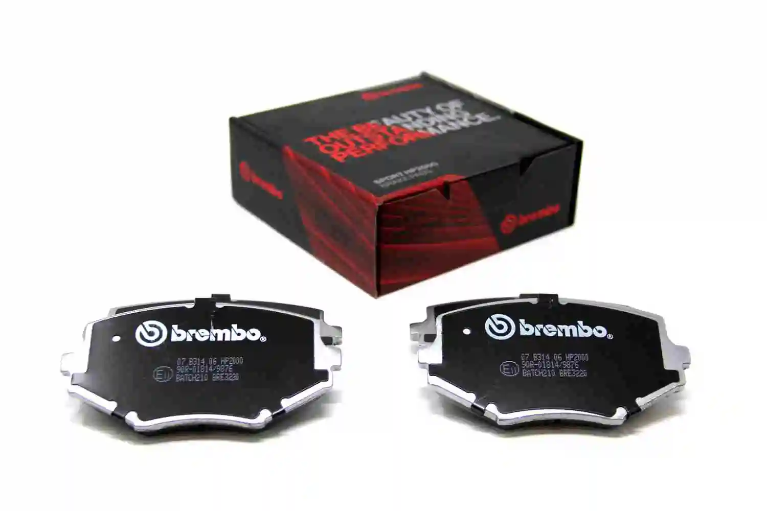 Raceing-piduriklotsi komplekt BREMBO 07.B314.06