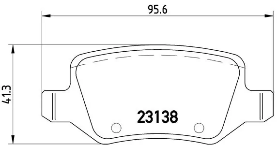 Piduriklotsi komplekt, ketaspidur BREMBO P 50 058