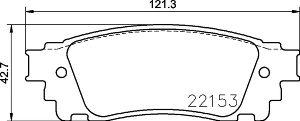 Piduriklotsi komplekt, ketaspidur BREMBO P 83 166