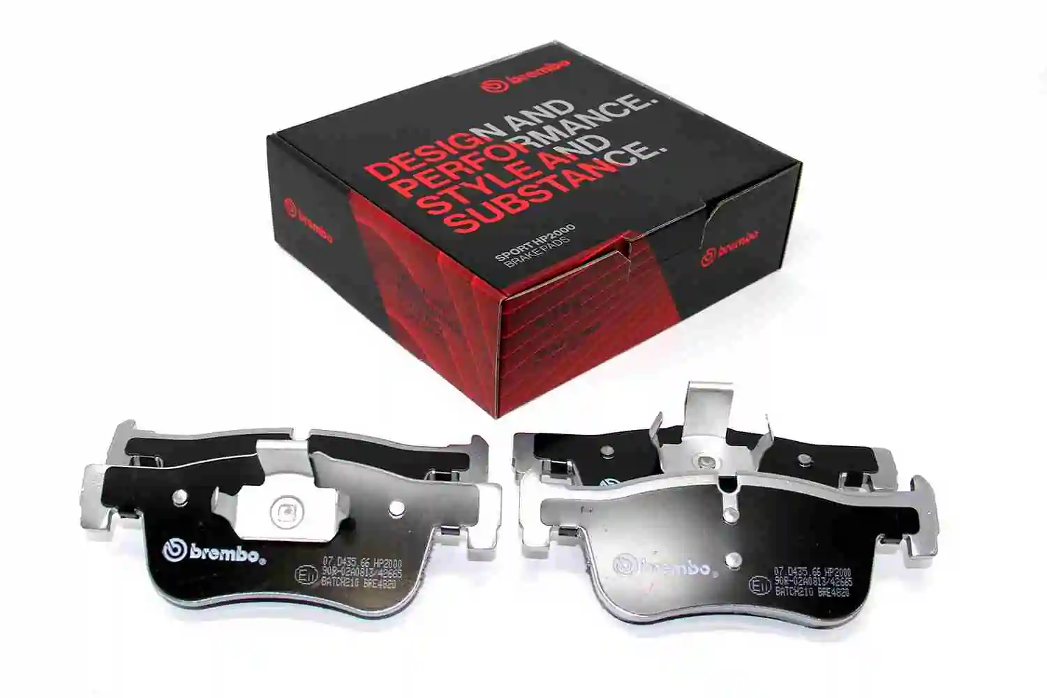Raceing-piduriklotsi komplekt BREMBO 07.D435.66