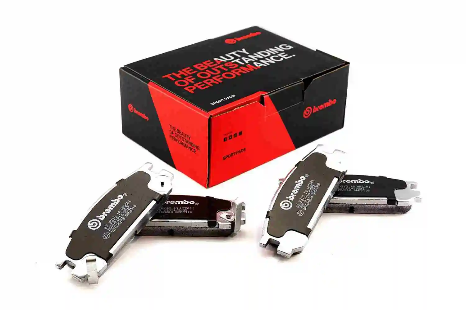 Raceing-piduriklotsi komplekt BREMBO 07.B315.18