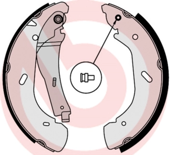 Piduriklotside komplekt BREMBO S 56 513