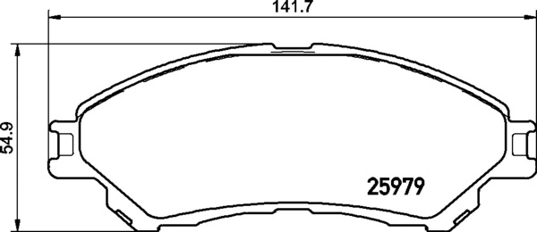 Piduriklotsi komplekt, ketaspidur BREMBO P 79 032
